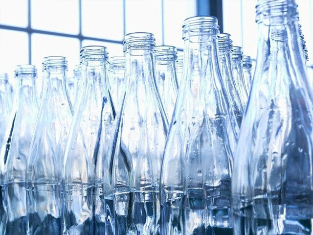 Botellas de vidrio