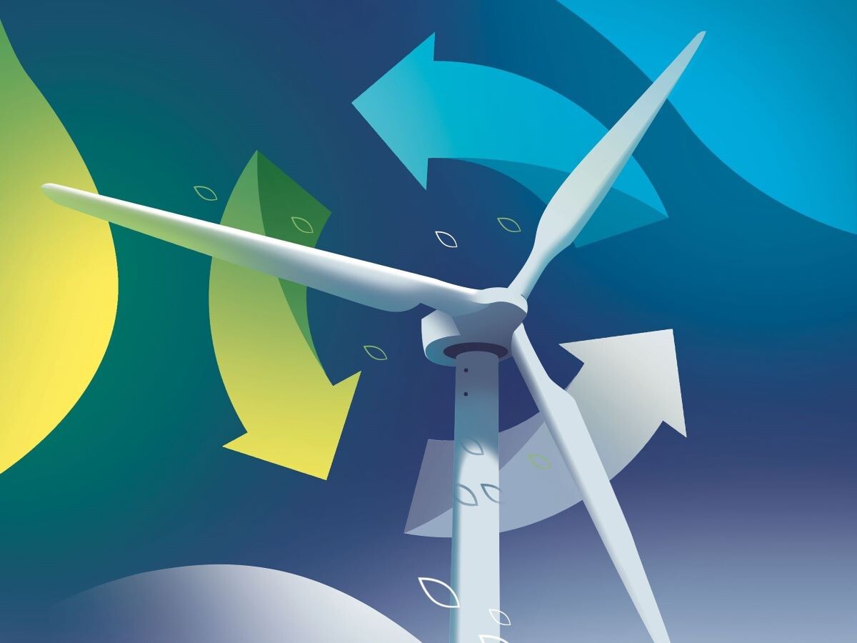wind turbine illustration