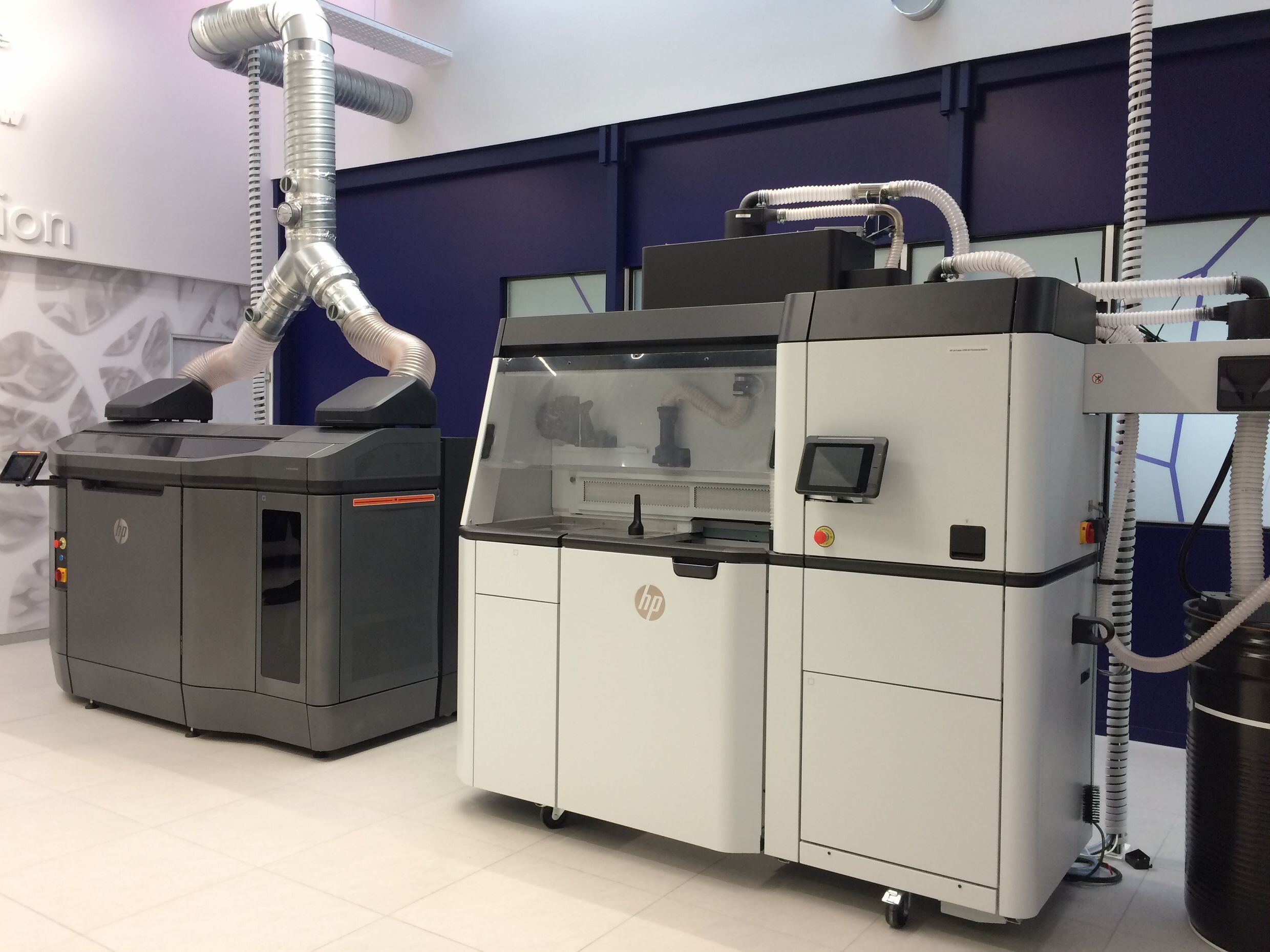 Imprimantes d'impression 3D HP (technologie de fusion sur lit de poudre), au Cerdato