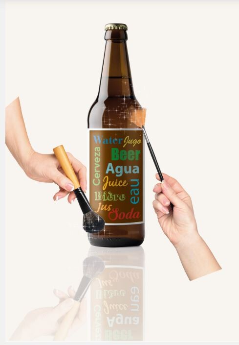 Botella con tratamiento Opticoat