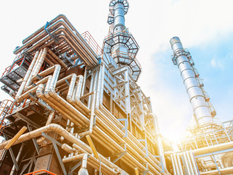 ilustración de refinería