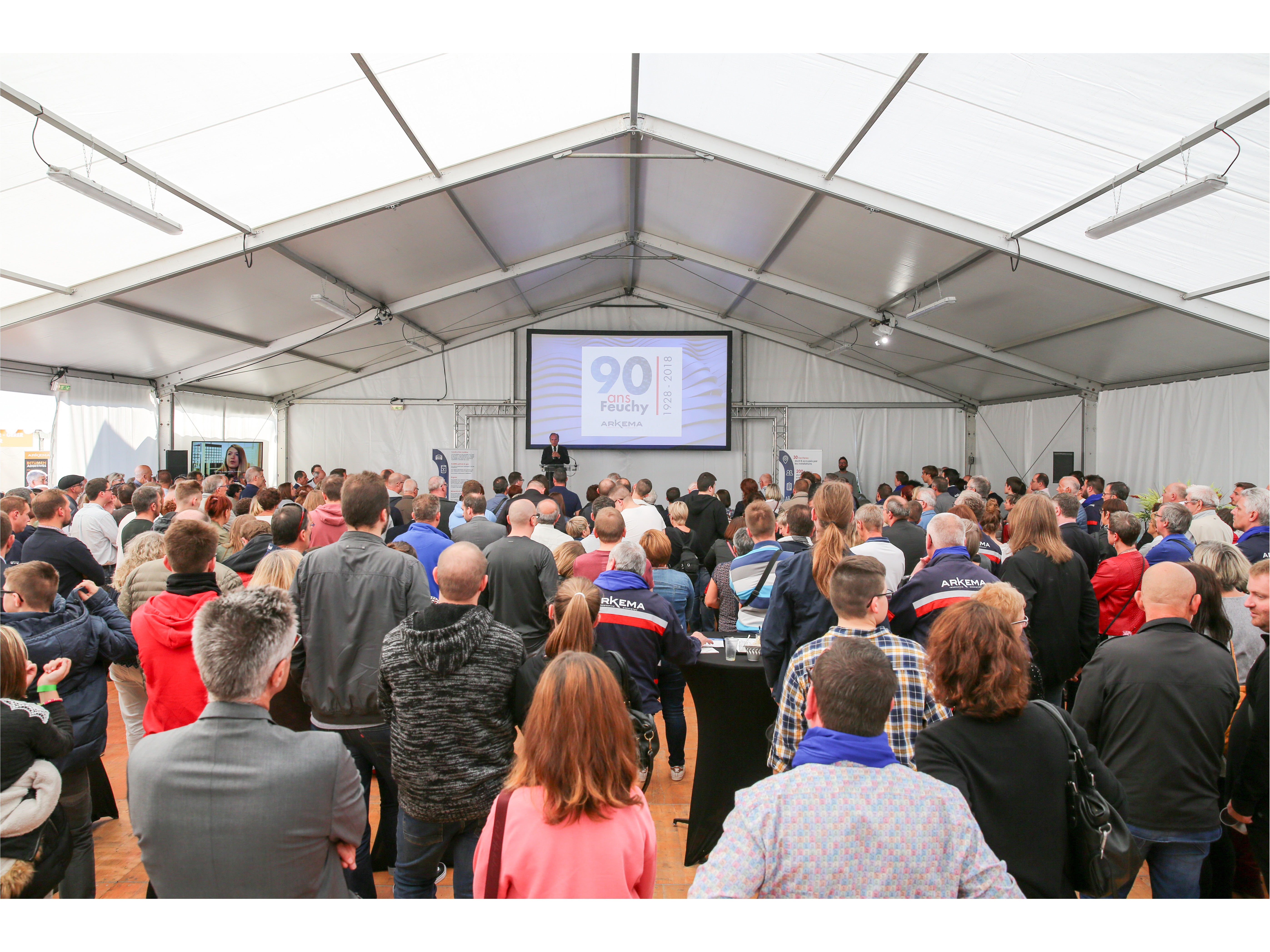 Discours du directeur de l'usine de Feuchy, lors des 90 ans du site