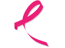 Le ruban rose, symbole international de la lutte contre le cancer du sein