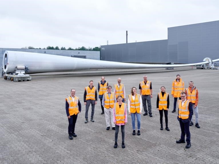 Zebra second wind turbine blade