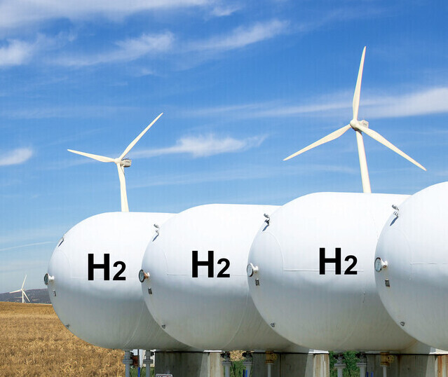 black hydrogen container