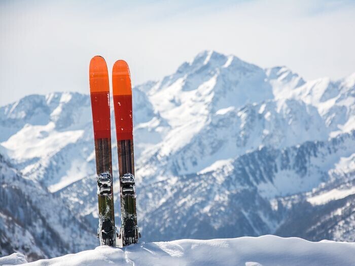 skis protégés par le Rislamid d'Arkema