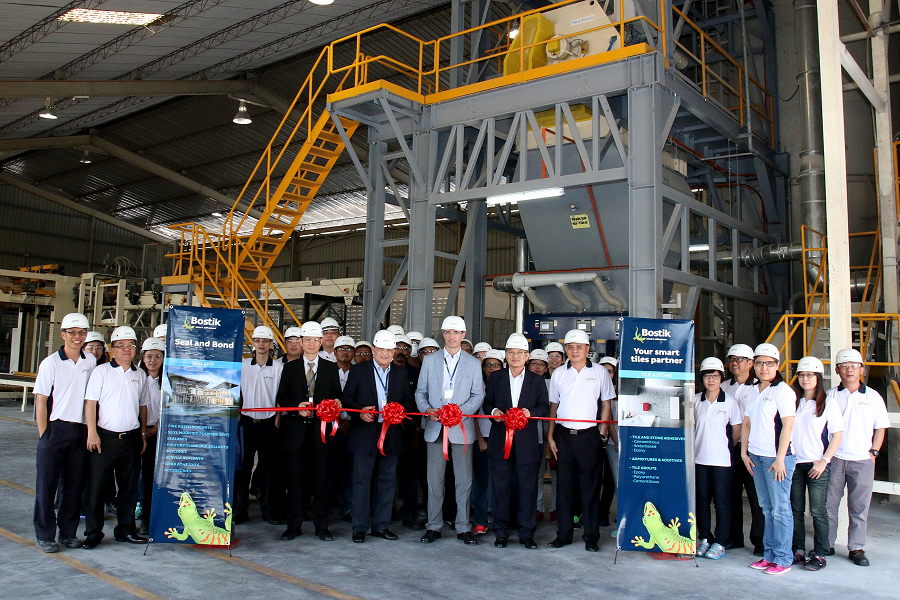 Opening ceremony of Bostik's Seremban plant (Malaysia)