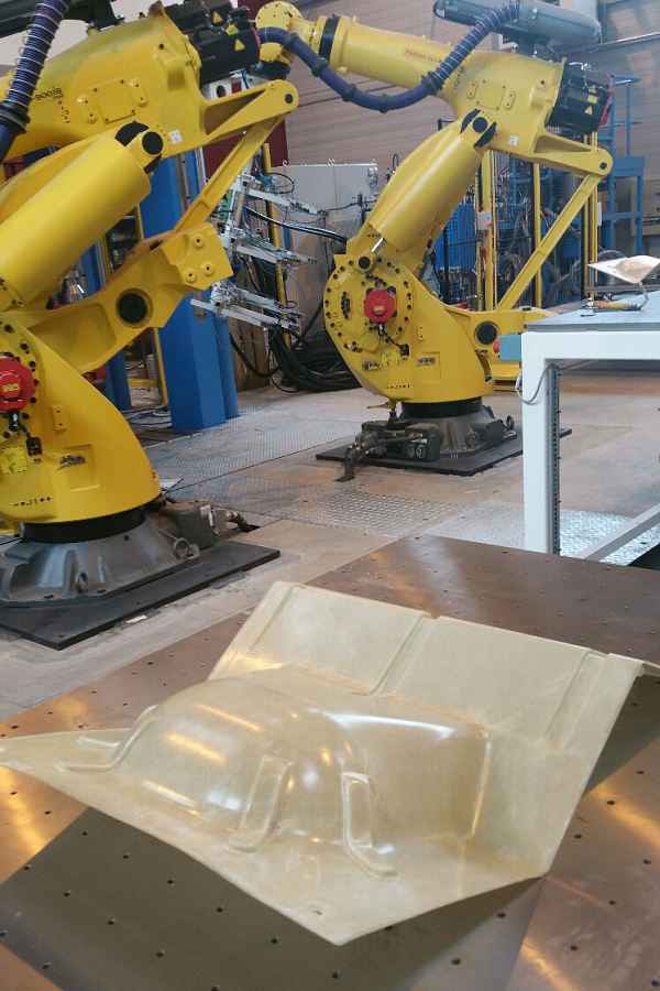composite component at the IRT6M2P in Metz (France)