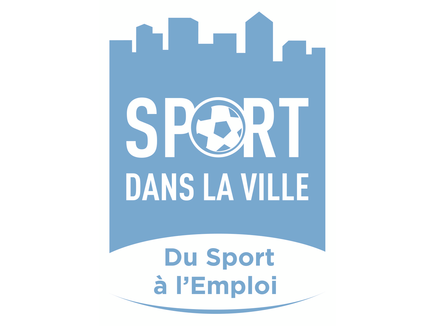 Logo de Sport dans la ville, du sport à l'emploi