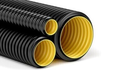 black inside, yello outside tubes and hoses