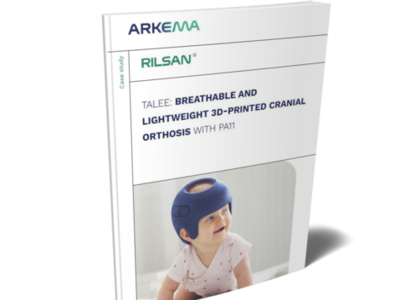 [Document mockup] Cranial Orthosis with bio-based Rilsan® PA11 | Sustainable 3D-Printed Infant Helmet