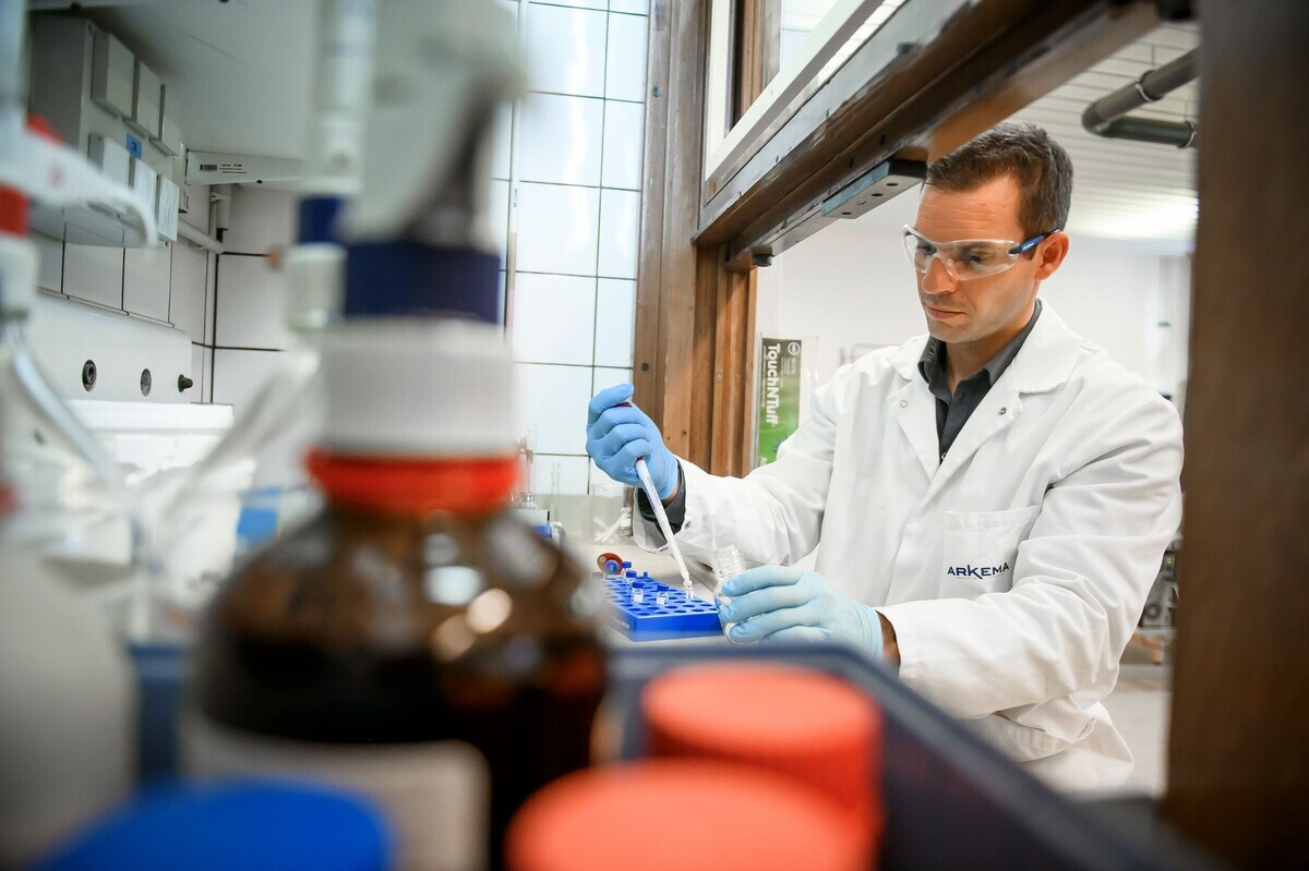 laboratory researcher working